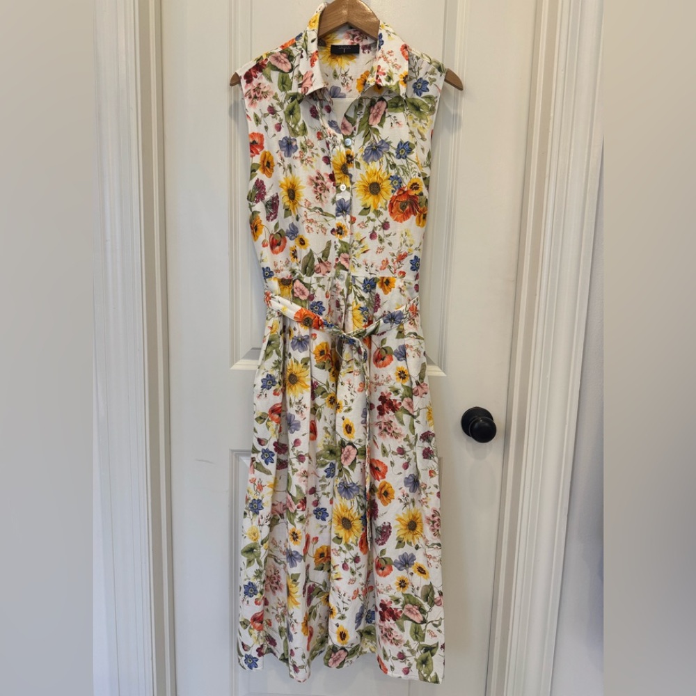 Tahari Multicolor Floral Top
